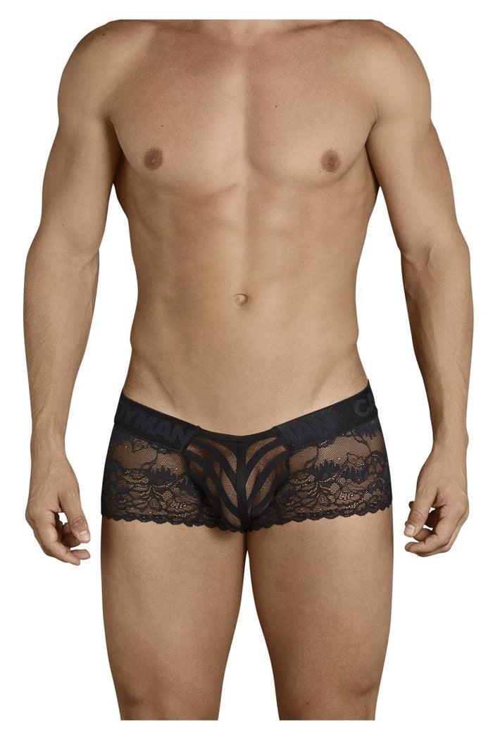Clever Moda CandyMan 99393X Lace-Mesh Trunks Color Black