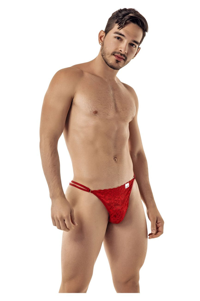 Clever Moda CandyMan 99421X Lace G-String Thongs Color Red