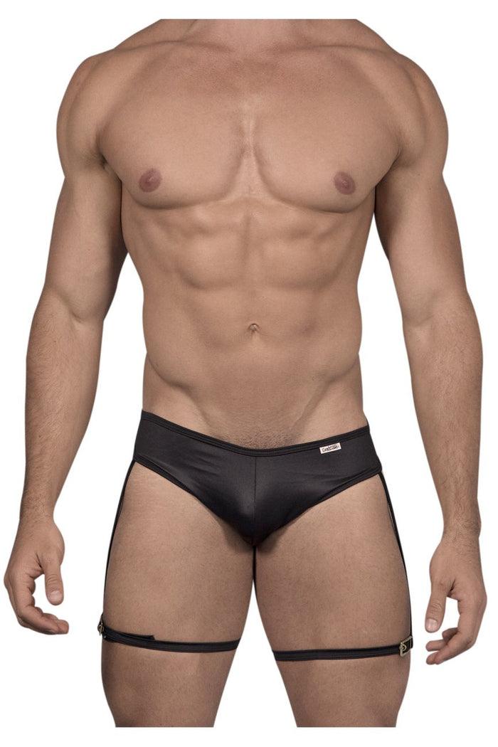 Clever Moda CandyMan 99468X Garter Briefs Color Black