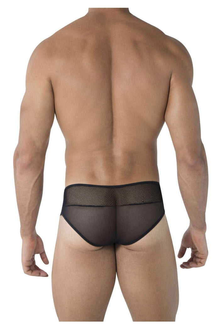 Clever Moda CandyMan 99495X Mesh Briefs Color Black