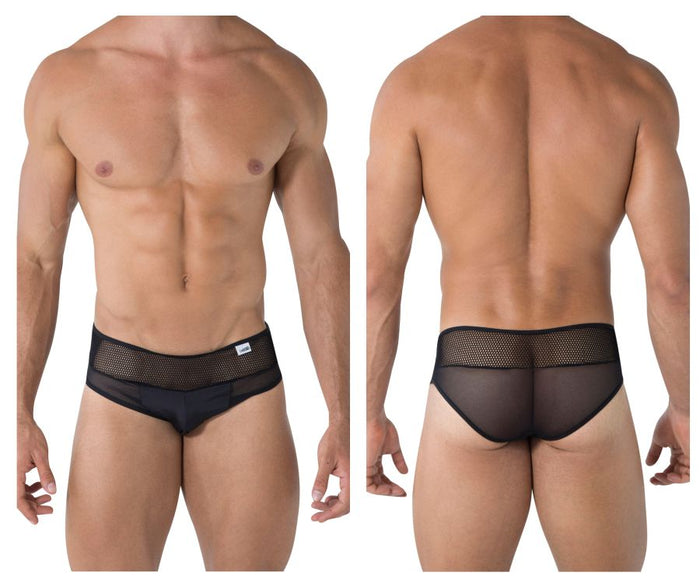 clever moda CandyMan 99495X Mesh Briefs Color Black