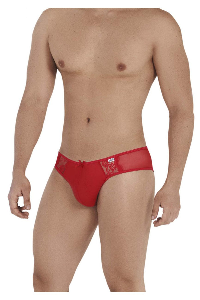 Clever Moda CandyMan 99538 Lace Jockstrap Color Red