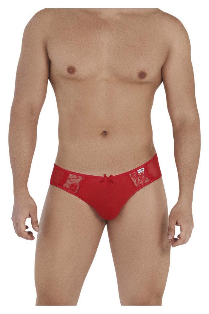 Clever Moda CandyMan 99538 Lace Jockstrap Color Red