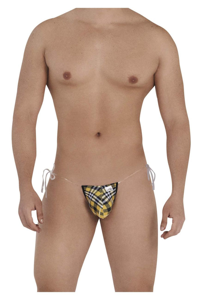 Clever Moda CandyMan 99571X Invisible Micro G-String Color Yellow Print