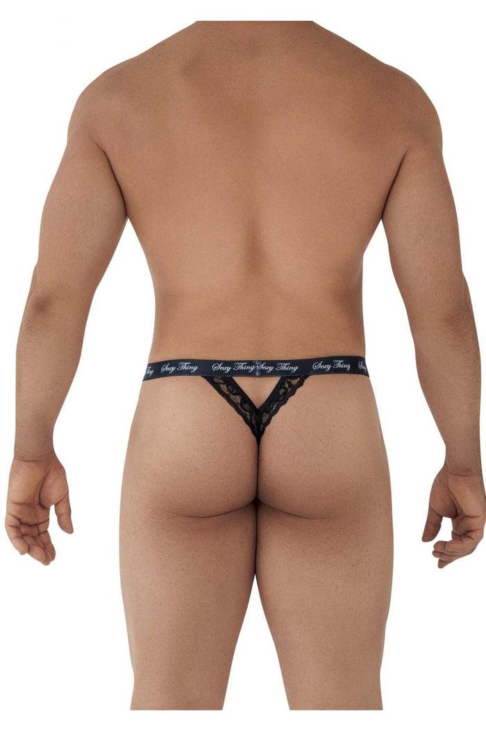 Clever Moda CandyMan 99594 Sexy Thing Lace Thongs Color Black