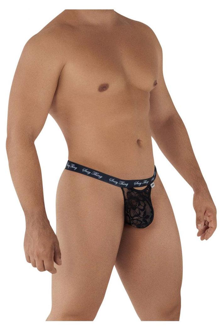 Clever Moda CandyMan 99594 Sexy Thing Lace Thongs Color Black