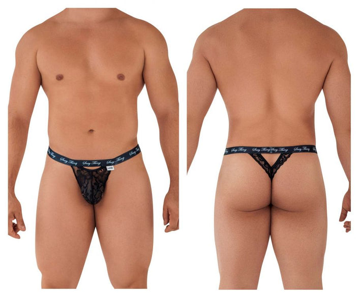 clever moda CandyMan 99594 Sexy Thing Lace Thongs Color Black