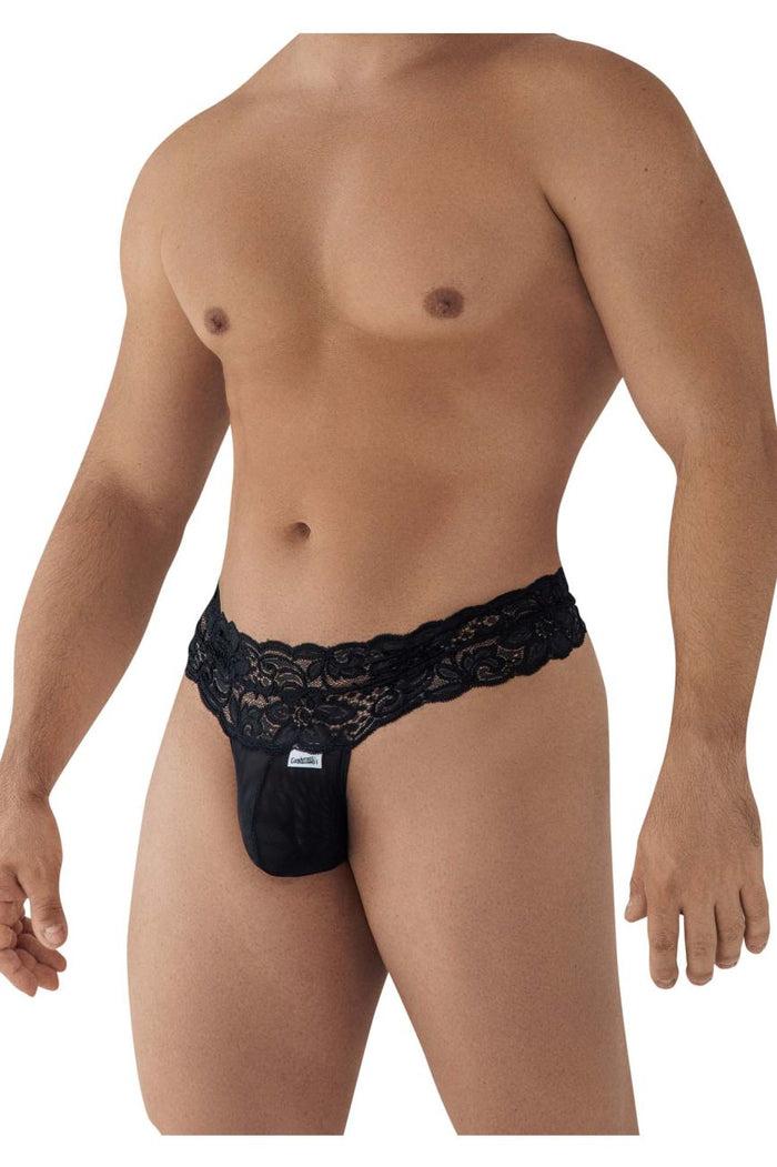 Clever Moda CandyMan 99595X Lace Thongs Color Black