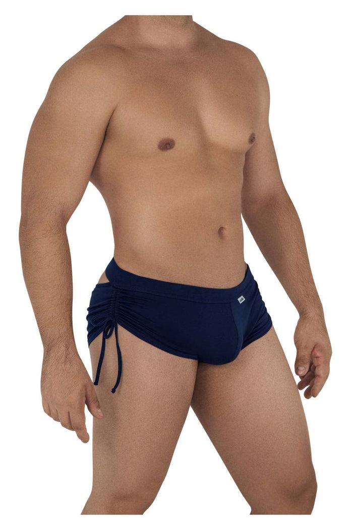 Clever Moda CandyMan 99602X Lounge Pajama Shorts Color Navy