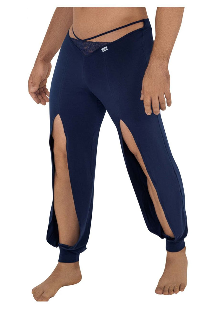 Clever Moda CandyMan 99603 Lounge Pajama Pants Color Navy