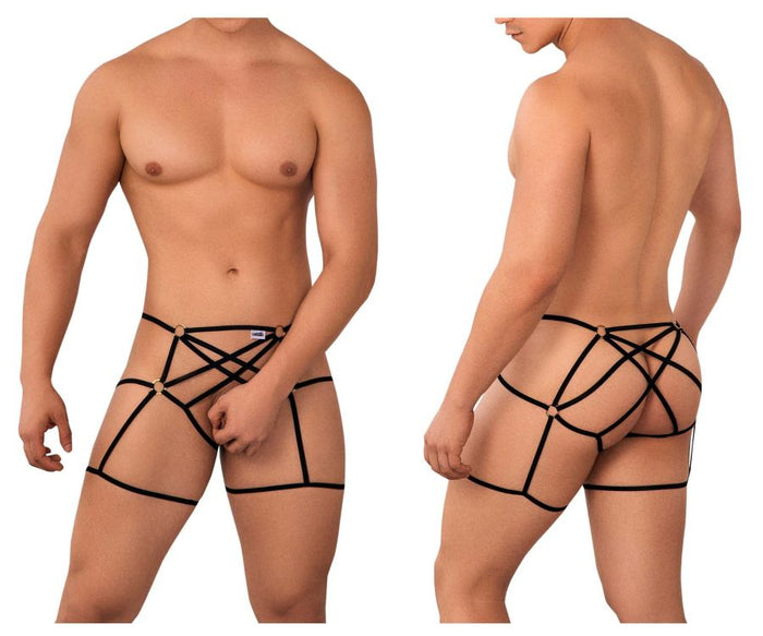 clever moda CandyMan 99646 Cage Jockstrap Color Black