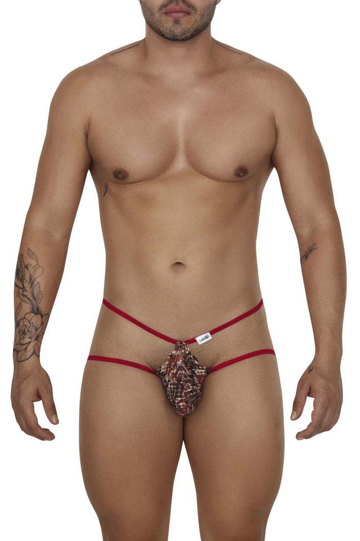 Clever Moda CandyMan 99668 Jock Thongs Color Printed