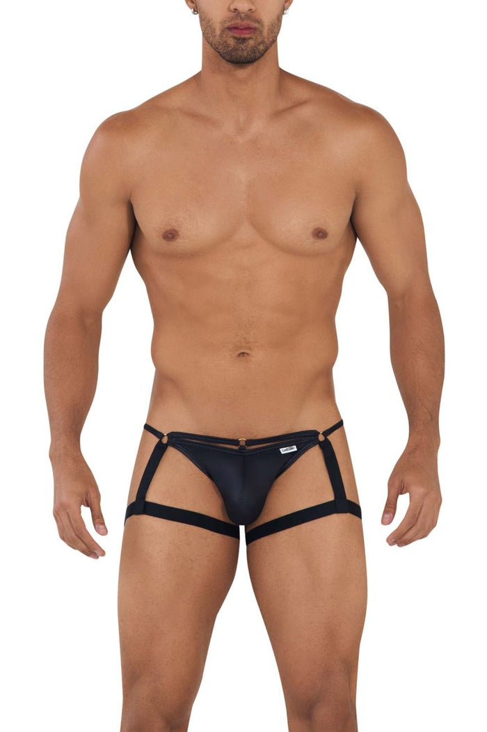 Clever Moda CandyMan 99705 Garter Jockstrap Color Black