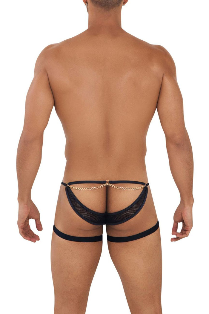 Clever Moda CandyMan 99705 Garter Jockstrap Color Black