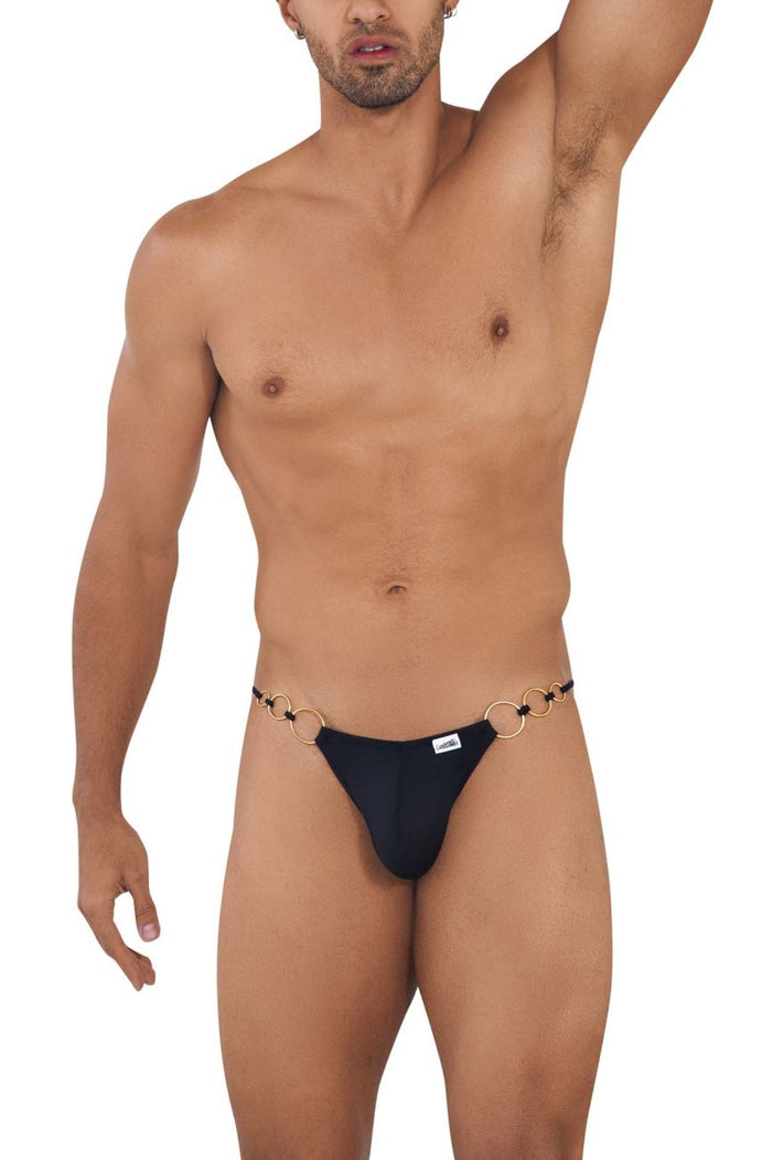 Clever Moda CandyMan 99710 Holes In One Bikini Color Black