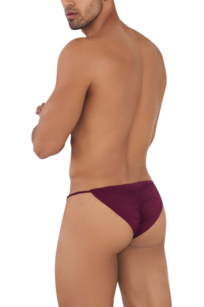 Clever Moda CandyMan 99710 Holes In One Bikini Color Burgundy