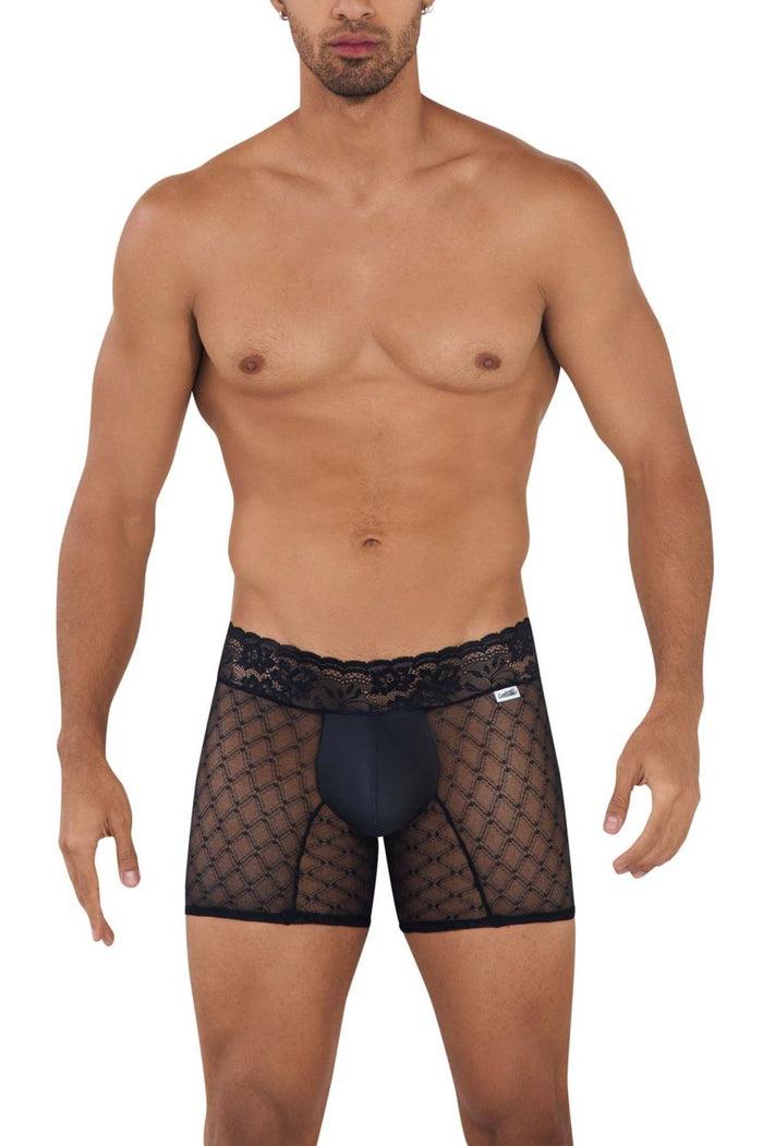 Clever Moda CandyMan 99723 See-through Trunks Color Black