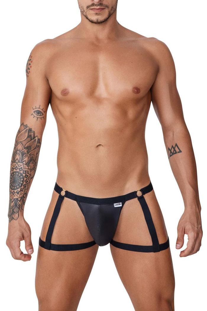 Clever Moda CandyMan 99749 Garter Jockstrap Color Black