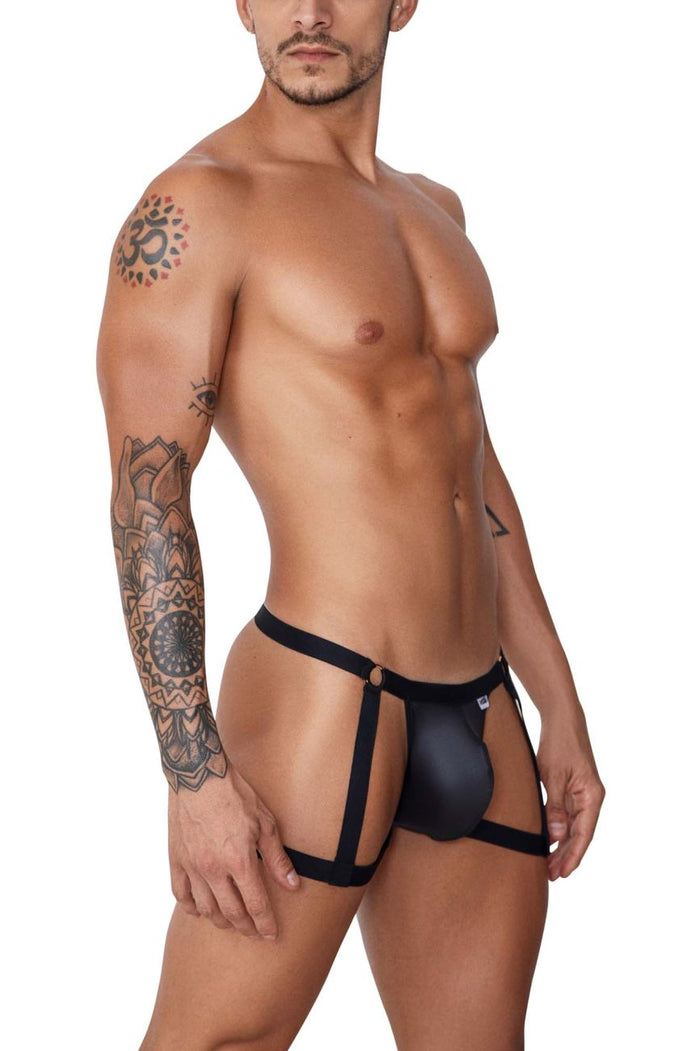 Clever Moda CandyMan 99749 Garter Jockstrap Color Black