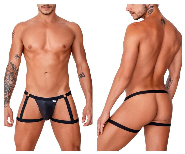 clever moda CandyMan 99749 Garter Jockstrap Color Black