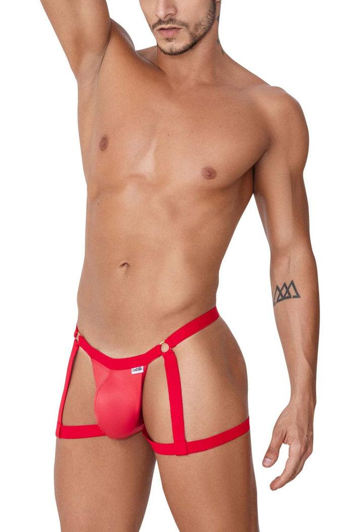 Clever Moda CandyMan 99749 Garter Jockstrap Color Red