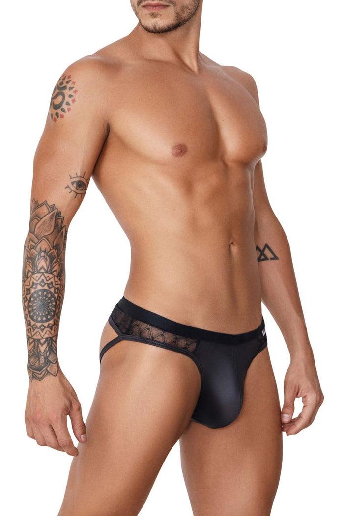 Clever Moda CandyMan 99763 Lace Jockstrap Color Black