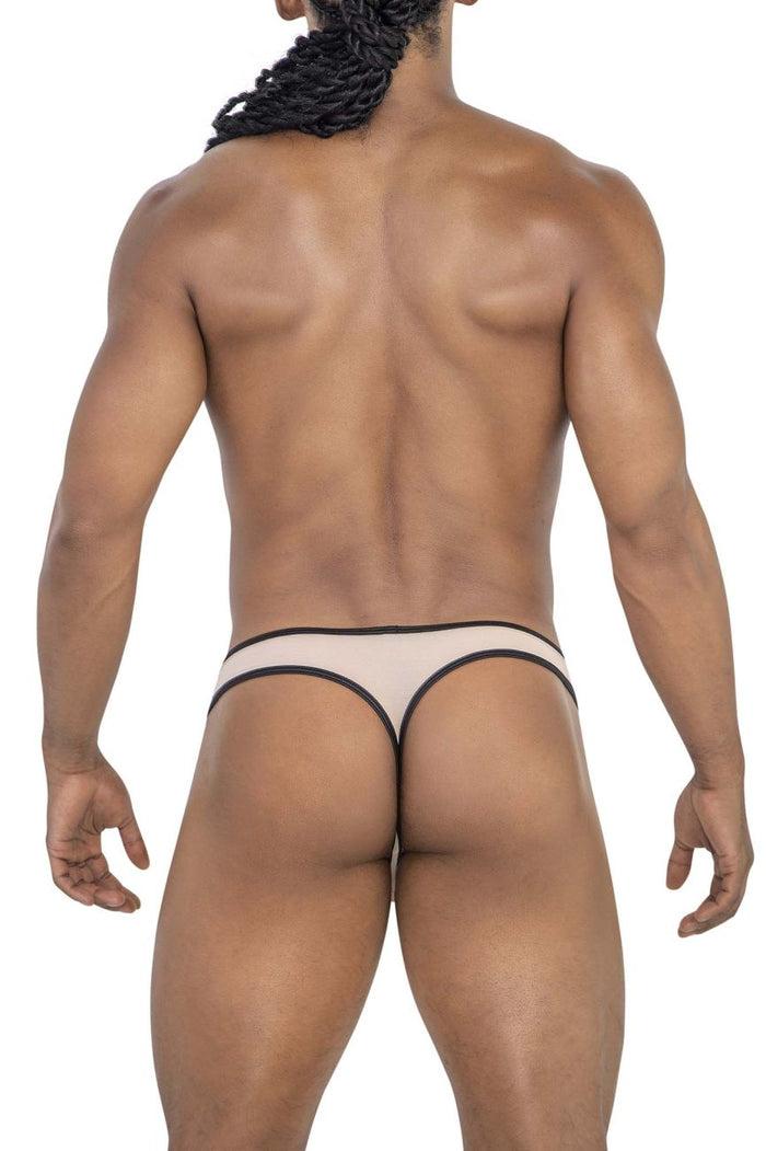 Clever Moda CandyMan 99767 Sports Mesh Thongs Color Beige