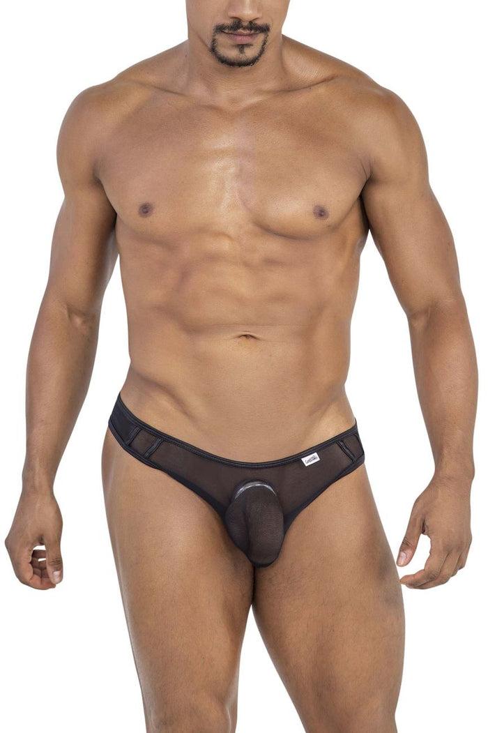 Clever Moda CandyMan 99767 Sports Mesh Thongs Color Black