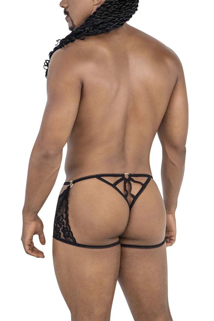 Clever Moda CandyMan 99773 Lace Trunks Thongs Color Black