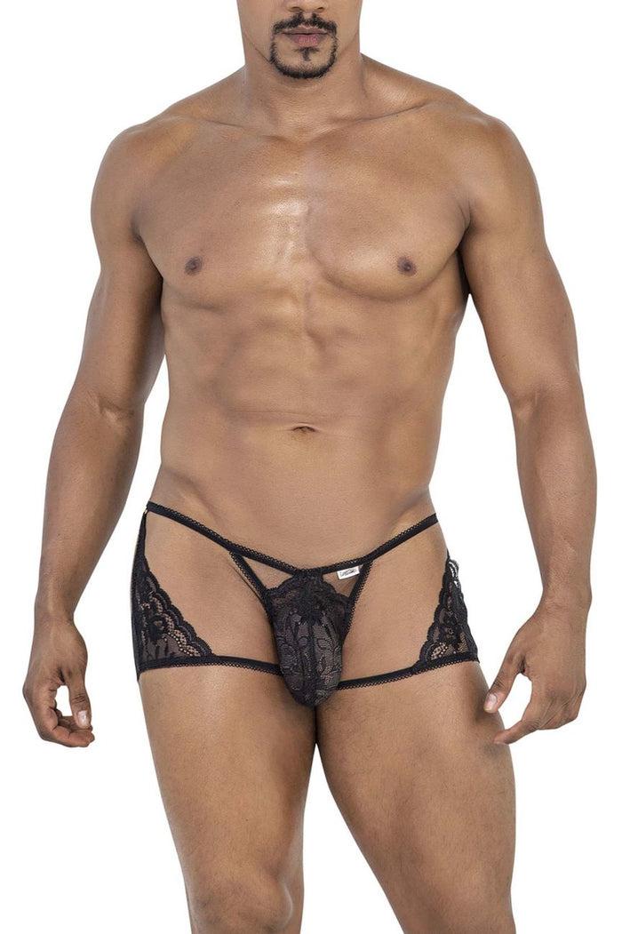 Clever Moda CandyMan 99773 Lace Trunks Thongs Color Black