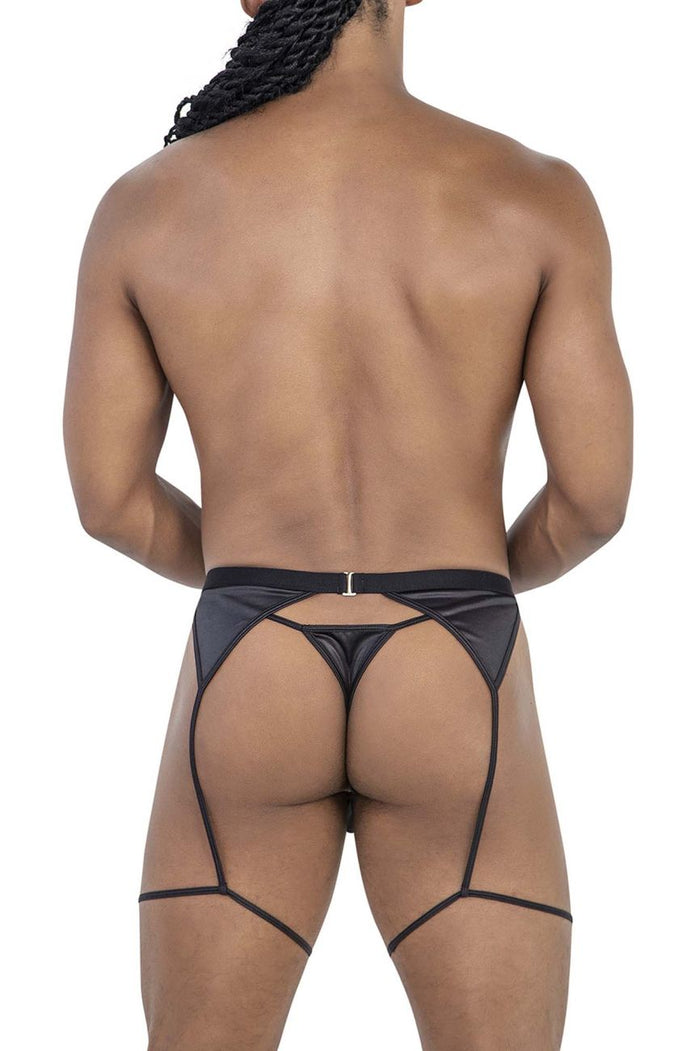 Clever Moda CandyMan 99785 Garter Outfit Color Black
