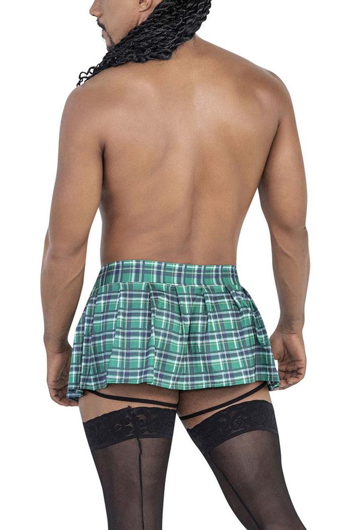 Clever Moda CandyMan 99799 Garter Outfit Color Green