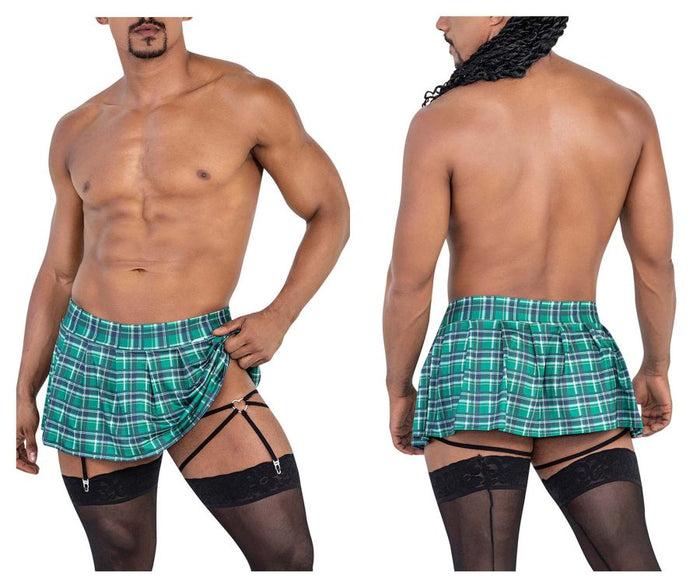clever moda CandyMan 99799 Garter Outfit Color Green