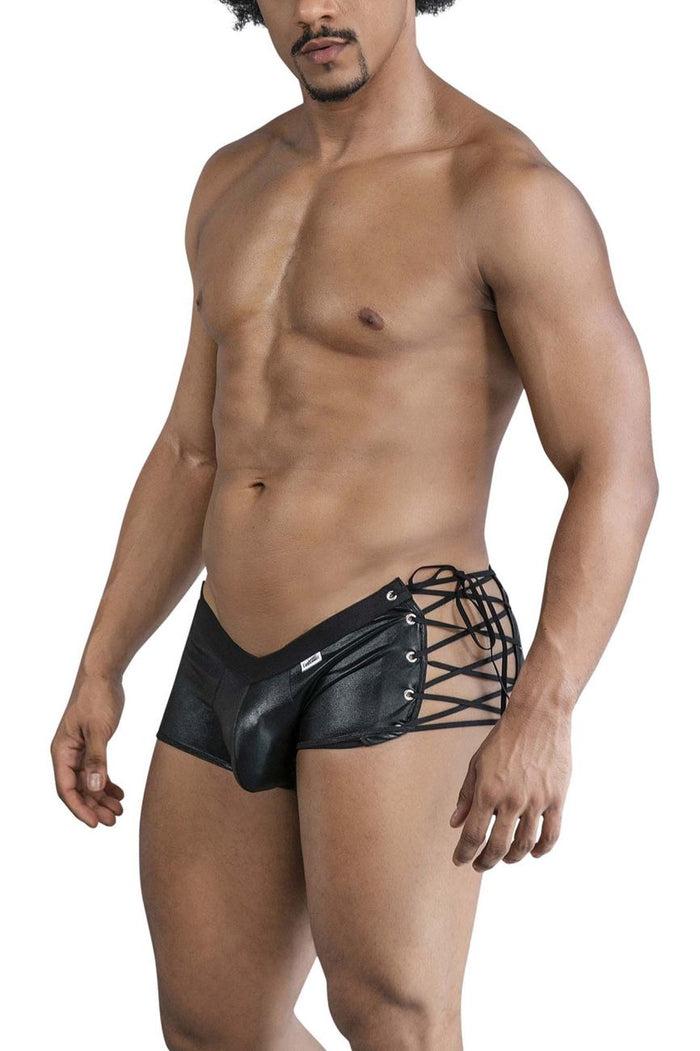 Clever Moda CandyMan 99820 Side-Tie Trunks Color Black