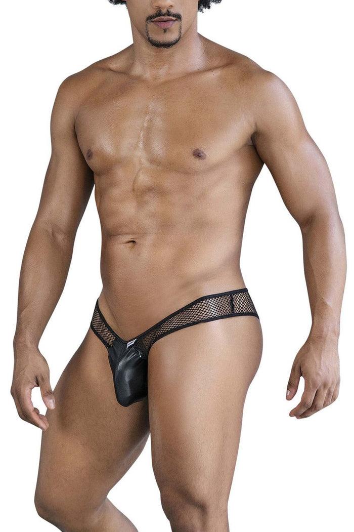 Clever Moda CandyMan 99826 Fishnet Thongs Color Black