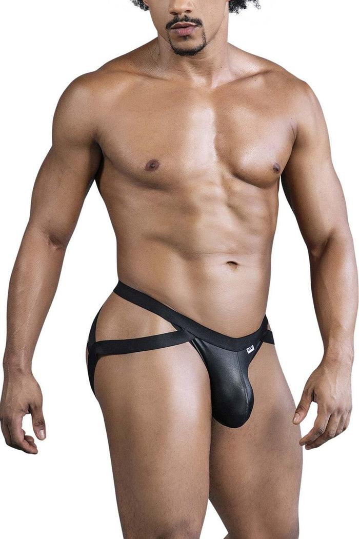 Clever Moda CandyMan 99840 Crisscross Thongs Color Black