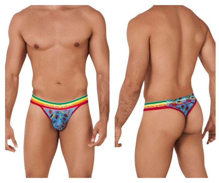 clever moda Clever 0609-1 Motivation Thongs Color Blue