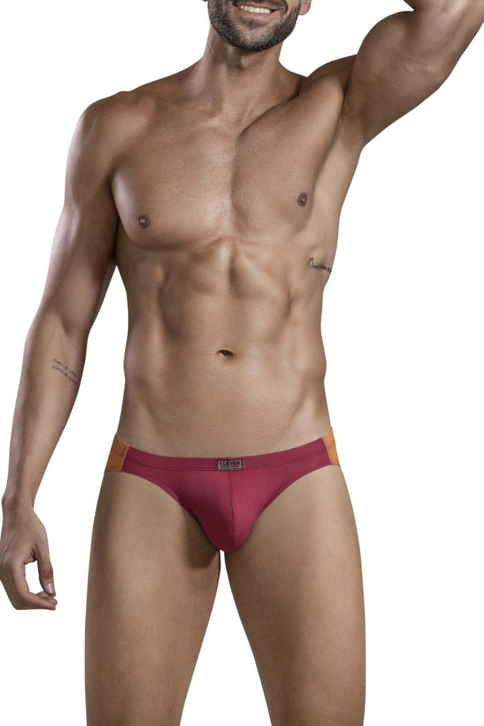 Clever Moda Clever 1681 Two-Tone Bikini Color Grape