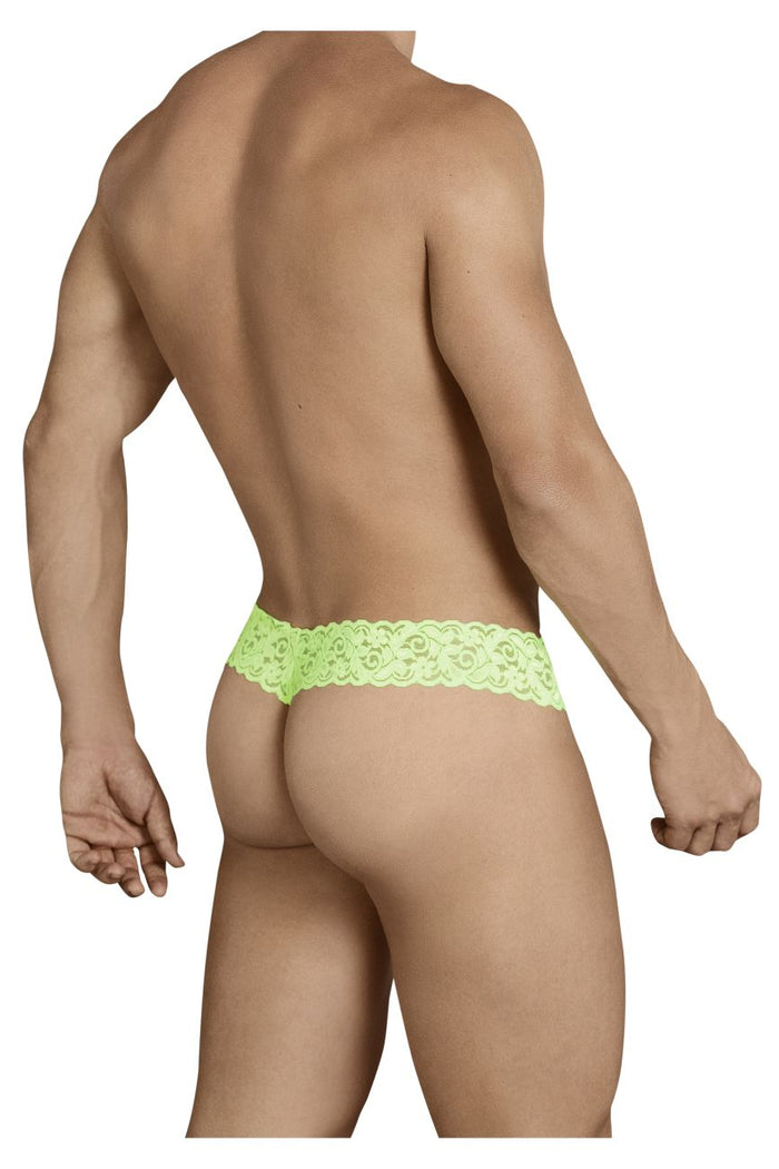 Clever Moda CandyMan 99370X Thongs Color Hot Green