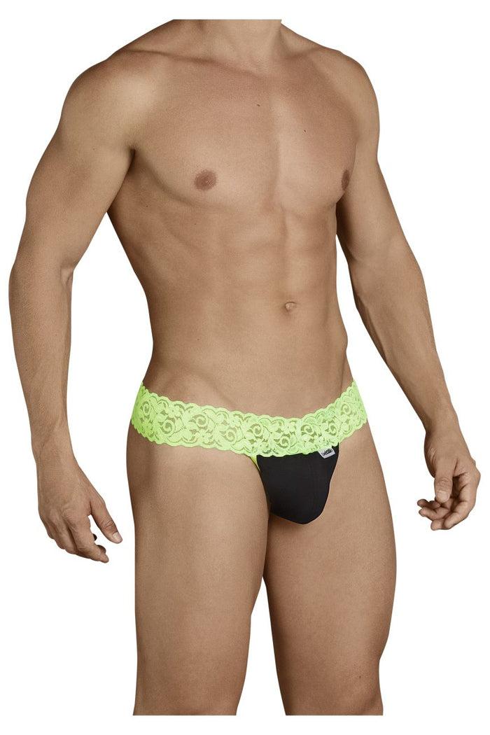 Clever Moda CandyMan 99370X Thongs Color Hot Green