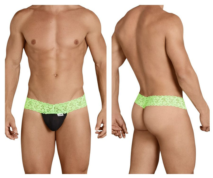 clever moda CandyMan 99370X Thongs Color Hot Green