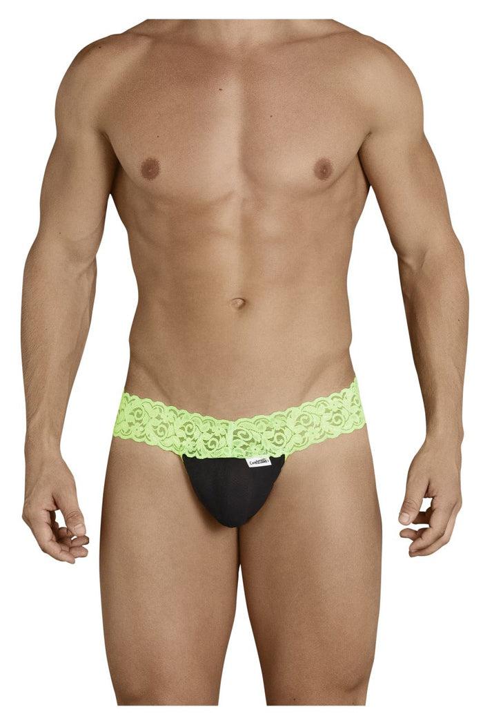 Clever Moda CandyMan 99370X Thongs Color Hot Green