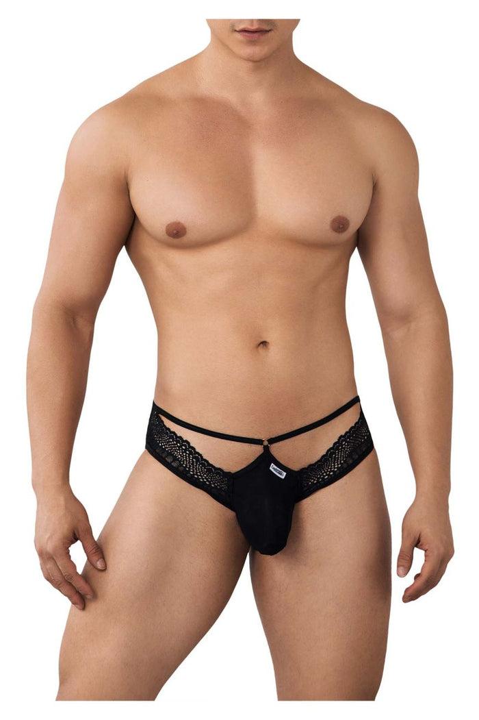Clever Moda CandyMan 99624 Lace Briefs Color Black