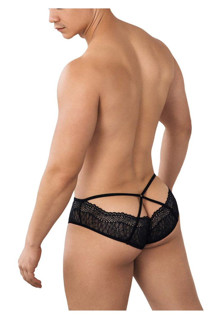 Clever Moda CandyMan 99624 Lace Briefs Color Black