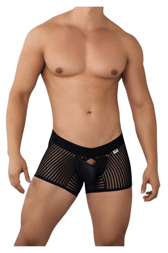 Clever Moda CandyMan 99636 Mesh Trunks Color Black
