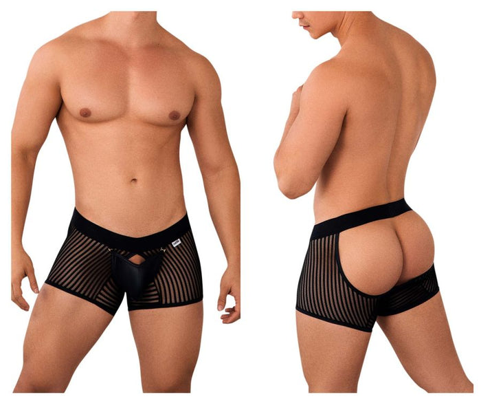 clever moda CandyMan 99636 Mesh Trunks Color Black