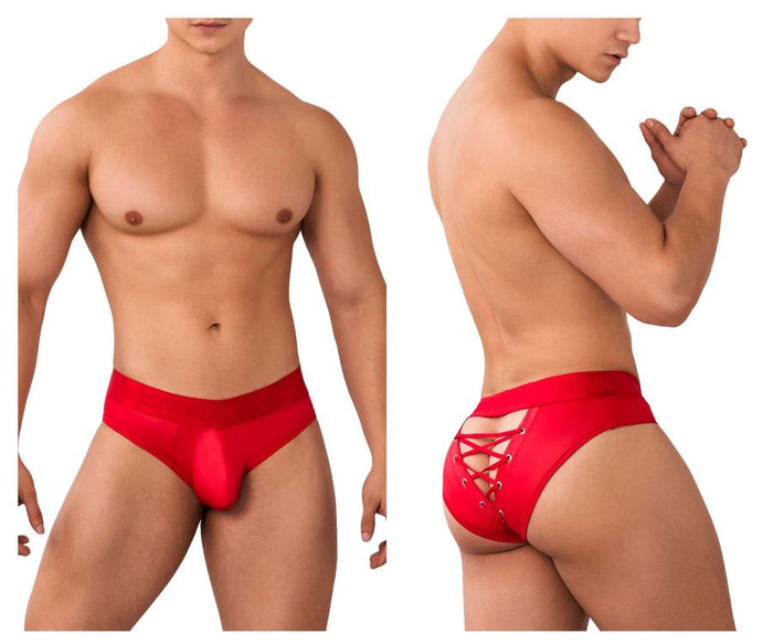 clever moda CandyMan 99641 Shorty Briefs Color Red
