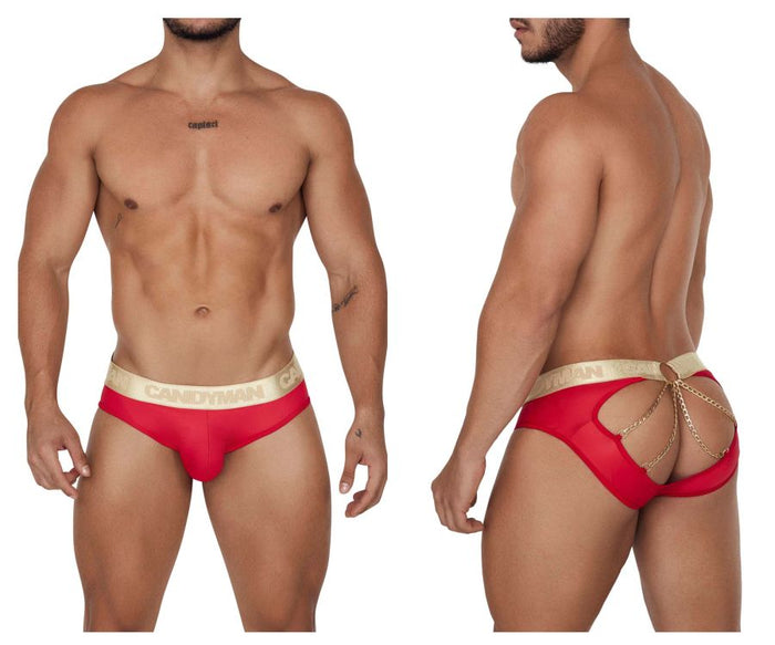 clever moda CandyMan 99659 Jock Briefs Color Red