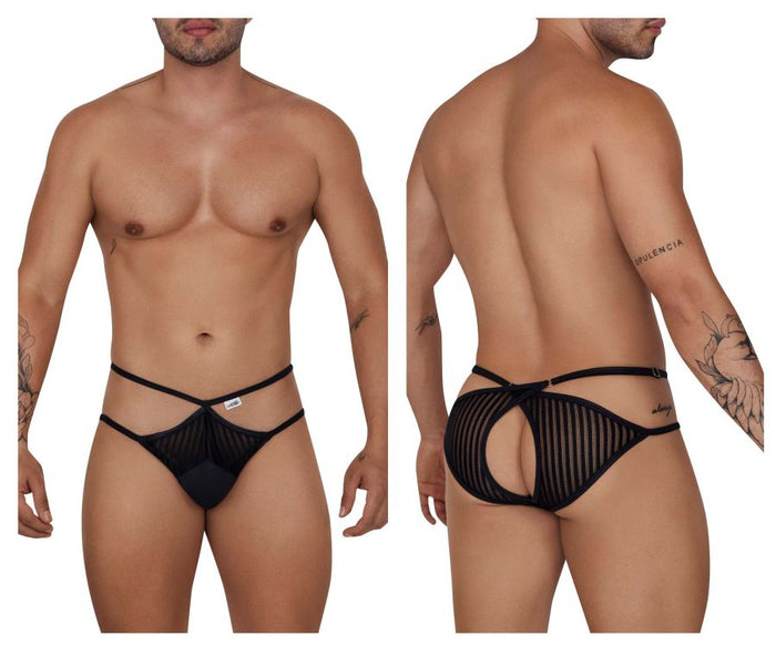 clever moda CandyMan 99681 Mesh Briefs Color Black