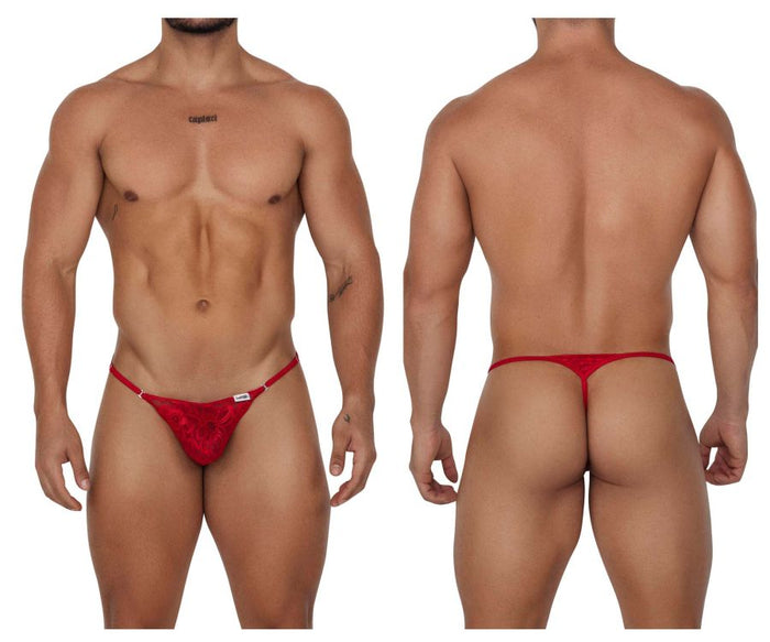 clever moda CandyMan 99685 Lace Thongs Color Red